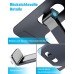 Babacom Laptop Ständer Höhenverstellbar, Faltbarer Stand aus Aluminiumlegierung Ergonomischer, Belüfteter Laptopständer Kompatibel mit MacBook Air, Pro, Allen Laptops 10-16" (Schwarz)