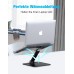 Babacom Laptop Ständer Höhenverstellbar, Faltbarer Stand aus Aluminiumlegierung Ergonomischer, Belüfteter Laptopständer Kompatibel mit MacBook Air, Pro, Allen Laptops 10-16" (Schwarz)