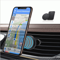 Babacom Car Phone Holder Magnetic, Universal Air Vent Car Phone Holder with Dual Mounting Clip, Super Strong Magnet Car Cradle Phone Stand Compatible with iPhone 11 Pro Max/XS Max/XR/X, Samsung, etc