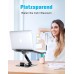 Babacom Laptop Ständer Höhenverstellbar, Faltbarer Laptop Stand aus Aluminiumlegierung Ergonomischer, Belüfteter Laptopständer Kompatibel mit MacBook Air, Pro, Allen Laptops 10-16" (Grau)