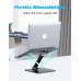 Babacom Laptop Ständer Höhenverstellbar, Faltbarer Laptop Stand aus Aluminiumlegierung Ergonomischer, Belüfteter Laptopständer Kompatibel mit MacBook Air, Pro, Allen Laptops 10-16" (Grau)