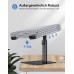 Babacom Laptop Ständer, 8 Höhenverstellbar Aluminium Kühlpads Laptop Stand, Ergonomischer Belüfteter Laptopständer Kompatibel mit MacBook, Air, Pro, Alle 10"-16" Notebooks - Schwarz
