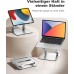 Babacom Laptop Ständer Höhenverstellbar & Belüftet mit Doppelstangen-Unterstützung, Ergonomisch, Faltbar & Tragbarer Notebook Ständer kompatibel mit MacBook Air/Pro (10-16 Zoll)