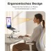 Babacom Laptop Ständer Höhenverstellbar & Belüftet mit Doppelstangen-Unterstützung, Ergonomisch, Faltbar & Tragbarer Notebook Ständer kompatibel mit MacBook Air/Pro (10-16 Zoll)