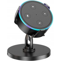 Babacom Table Holder for Echo Dot 2nd Generation, 360° Adjustable Desktop Stand Mount Bracket Cradle for Home Voice Assistant, Clever Dot Accessories Improve Communication with Your Dot