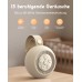 Babacom Tragbare White Noise Machine Baby mit Sprachaufzeichnung – 15 beruhigende Geräusche, weißes Rauschen mit Nachtlicht, Timer, Speicherfunktion für Babys, Autositze, USB wiederaufladbar