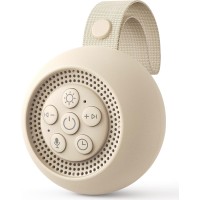 Babacom Tragbare White Noise Machine Baby mit Sprachaufzeichnung – 15 beruhigende Geräusche, weißes Rauschen mit Nachtlicht, Timer, Speicherfunktion für Babys, Autositze, USB wiederaufladbar