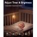 Babacom White Noise Machine with Voice Recording, 16 Soothing Sounds Portable Sound Machine with Night Light & Timer, Memory Function, Rechargeable Sleep Sound Machine for Baby Adults Nursery Gift