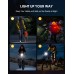 Babacom Bike Lights [8+7 Modes], USB Rechargeable Bike Lights Front and Back, Ultra Bright with Spotlight & Floodlight, IP65 Waterproof Bicycle Lights for Road Mountain Day/Night Cycling Safety