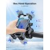 Babacom Bike Phone Holder, [Super Stable & Anti Shake] Motorbike Phone Holder, Phone Holder for Bike Scooter Handlebar, [1s Auto Lock] Bike Phone Mount Cycling Handlebar Bag for 4.7"-6.8" Phones