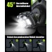 Babacom Lauflampe Joggen 360° Reflektoren, 500 Lumen Lauflicht mit 45° Verstellbarem & IPX4 Wasserdicht, 1800 mAh Wiederaufladbare Reflektierende Weste ersetzen Stirnlampe für Nachtgehen/Radfahren