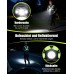 Babacom Lauflampe Joggen 360° Reflektoren, 500 Lumen Lauflicht mit 45° Verstellbarem & IPX4 Wasserdicht, 1800 mAh Wiederaufladbare Reflektierende Weste ersetzen Stirnlampe für Nachtgehen/Radfahren