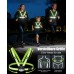 Babacom Lauflampe Joggen 360° Reflektoren, 500 Lumen Lauflicht mit 45° Verstellbarem & IPX4 Wasserdicht, 1800 mAh Wiederaufladbare Reflektierende Weste ersetzen Stirnlampe für Nachtgehen/Radfahren